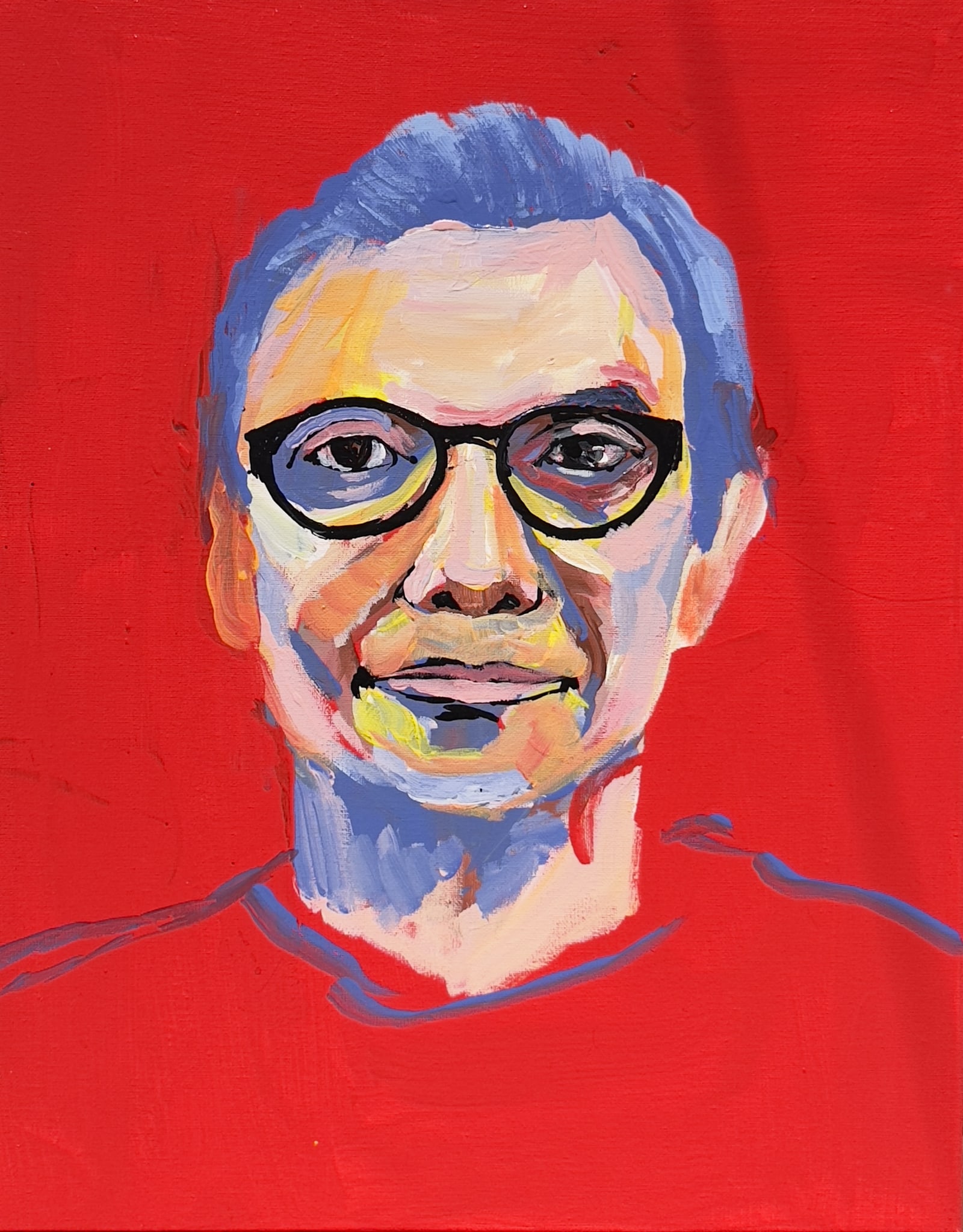 Portrait painting of Erick.